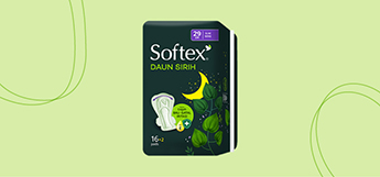 Softex Daun Sirih 29cm 16 pads