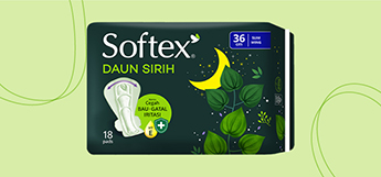 Softex Daun Sirih 36cm 18 pads
