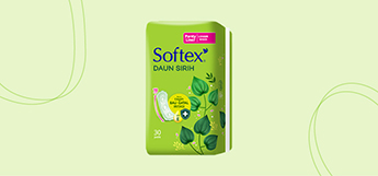  Softex Daun Sirih Pantyliner Longer and Wider 30 pads